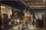 Prosper Lafaye, Queen Victoria, Prince Albert and Three of Their Children at the Great Exhibition, 1851-1881