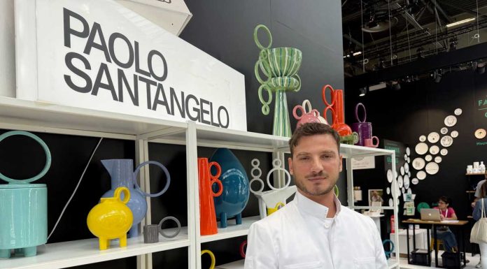 Paolo Santangelo: la forma del cerchio, il colore e la Puglia a Maison&Objet