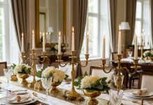 Ottone e Casa: metallo dorato protagonista del design contemporaneo