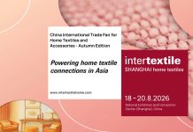 Torna a Shanghai l’appuntamento mondiale del tessile per la casa: dal 18 al 20 agosto 2026